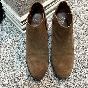 Jessica Simpson Women's TANDRA Ankle Bootie CANELA BROWN 8.5M